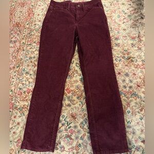 L.L. Bean Maroon Corduroys